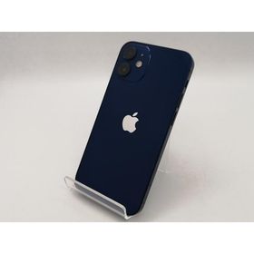 【中古】Apple docomo 【SIMロック解除済み】 iPhone 12 mini 128GB ブルー MGDP3J/A【DS秋葉】保証期間１ヶ月【ランクC】