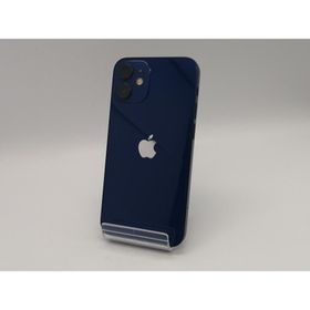 【中古】Apple 国内版 【SIMフリー】 iPhone 12 mini 128GB ブルー MGDP3J/A【大須アメ横】保証期間１ヶ月【ランクC】