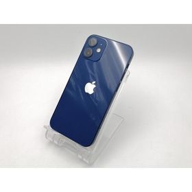 【中古】Apple 国内版 【SIMフリー】 iPhone 12 mini 128GB ブルー MGDP3J/A【ECセンター】保証期間１ヶ月【ランクC】