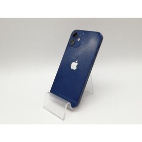 【中古】Apple au 【SIMロック解除済み】 iPhone 12 mini 128GB ブルー MGDP3J/A【府中ル・シーニュ】保証期間１週間【ランクC】