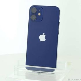 〔中古〕Apple(アップル) iPhone12 mini 128GB ブルー MGDP3J／A SIMフリー〔377-ud〕
