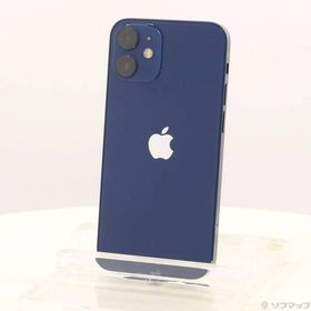 〔中古〕Apple(アップル) iPhone12 mini 128GB ブルー MGDP3J／A SIMフリー〔247-ud〕
