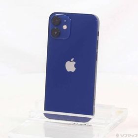 〔中古〕Apple(アップル) iPhone12 mini 128GB ブルー MGDP3J／A SIMフリー〔371-ud〕