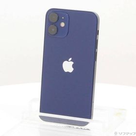 〔中古〕Apple(アップル) iPhone12 mini 128GB ブルー MGDP3J／A SIMフリー〔377-ud〕