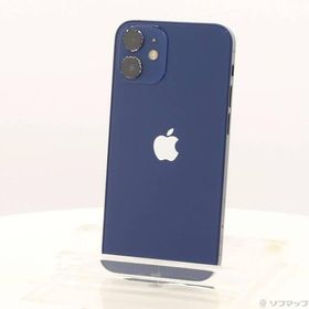 〔中古〕Apple(アップル) iPhone12 mini 128GB ブルー MGDP3J／A SIMフリー〔247-ud〕