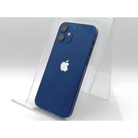 【中古】Apple ymobile 【SIMロック解除済み】 iPhone 12 mini 128GB ブルー MGDP3J/A【津田沼】保証期間１ヶ月【ランクB】