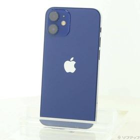 〔中古〕Apple(アップル) iPhone12 mini 128GB ブルー MGDP3J／A SIMフリー〔297-ud〕