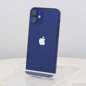 〔中古〕Apple(アップル) iPhone12 mini 128GB ブルー MGDP3J／A SIMフリー〔377-ud〕