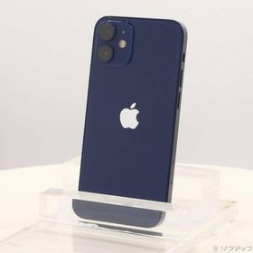 〔中古〕Apple(アップル) iPhone12 mini 128GB ブルー NGDP3J／A SIMフリー〔247-ud〕