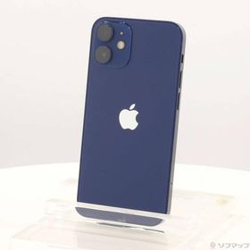 〔中古〕Apple(アップル) iPhone12 mini 128GB ブルー MGDP3J／A SIMフリー〔251-ud〕