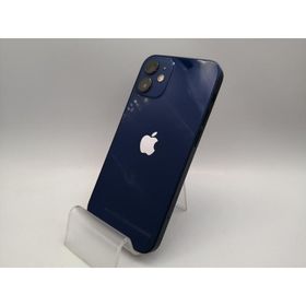【中古】Apple SoftBank 【SIMロック解除済み】 iPhone 12 mini 128GB ブルー MGDP3J/A【秋葉本店】保証期間１ヶ月【ランクB】