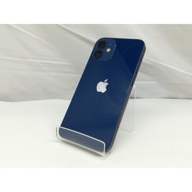 【中古】Apple SoftBank 【SIMロック解除済み】 iPhone 12 mini 128GB ブルー MGDP3J/A【札幌】保証期間１ヶ月【ランクC】