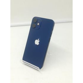【中古】Apple au 【SIMロック解除済み】 iPhone 12 mini 128GB ブルー MGDP3J/A【札幌】保証期間１ヶ月【ランクB】
