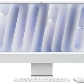 Apple iMac 24インチ Retina 4.5Kディスプレイモデル M4チップ 8コアGPU 256GB SSD 16GBメモリ MWUC3J/A [シルバー] Y通常配送商品