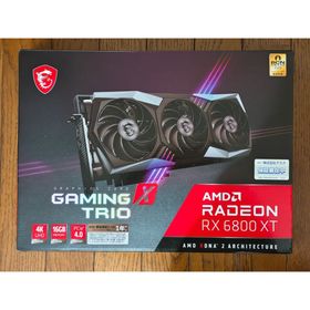 エムエスアイ(msi)のMSI Radeon RX 6800 XT GAMING X TRIO 16G(PCパーツ) エムエスアイ(msi)のMSI Radeon RX 6800 XT GAMING X TRIO 16G(PCパーツ)