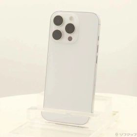 【中古】Apple(アップル) iPhone16 Pro 128GB ホワイトチタニウム MYMW3J／A SIMフリー 【247-ud】