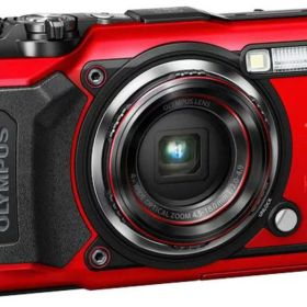 【中古】 OLYMPUS デジタルカメラ Tough TG-6 レッド 1200万画素CMOS F2.0 15m 防水 100kgf耐荷重 GPS 内蔵Wi-Fi TG-6RED 当店保証30日間 人気 ミラーレス 一眼レフ 交換レンズ カメラ