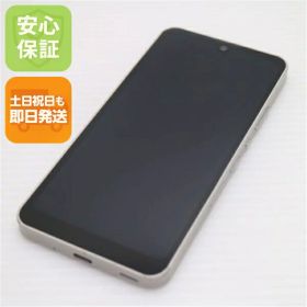 【中古】安心保証 美品 AQUOS wish A104SH アイボリー スマホ 白ロム 中古土日祝発送OK