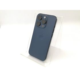 【中古】Apple 国内版 【SIMフリー】 iPhone 15 Pro 1TB ブルーチタニウム MTUU3J/A【秋葉4号】保証期間1ヶ月【ランクC】