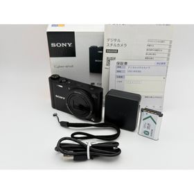 ソニー(SONY)の【美品】SONY Cyber-shot DSC-WX350 ブラック ソニー(コンパクトデジタルカメラ)