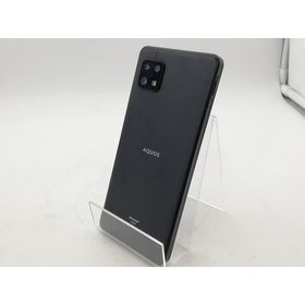 【中古】SHARP au 【SIMフリー】 AQUOS sense6s ブラック 4GB 64GB SHG07【柏】保証期間１ヶ月【ランクC】