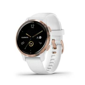 【中古】 GARMIN(ガーミン) スマートウォッチ GPS Venu 2S White/Rose Gold【日本正規品】 010-02429-63 小