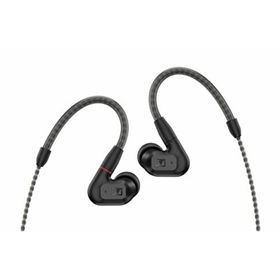 【中古】ゼンハイザー Sennheiser イヤホン 有線 IE 200 ブラック ダイナミック カナル型 オーディオファイル ゲーミング TrueResponseトランスデューサー ブレードケーブル イヤーフック イヤ(ヘッドフォン/イヤフォン)