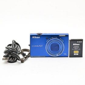 ＜並品＞ Nikon COOLPIX S6200 オーシャンブルー｜液晶小傷多め(コンパクトデジタルカメラ)