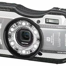 【中古】「非常に良い」RICOH 防水デジタルカメラ RICOH WG-4GPS ブルー 防水14m耐ショック2.0m耐寒-10度 RICOH WG-4GPSBL 08558
