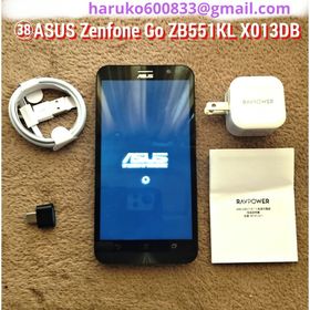 ゼンフォン(ZenFone)の㊳ASUS ZenFone Go ZB551KL X013DB 黒 国内版(スマートフォン本体)