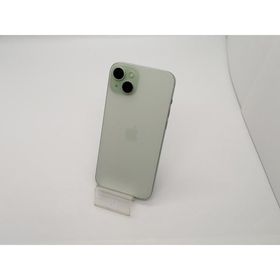 【中古】Apple 国内版 【SIMフリー】 iPhone 15 Plus 256GB グリーン MU0Q3J/A【大須アメ横】保証期間１ヶ月【ランクC】