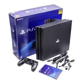 SONY SIE PlayStation 4 Pro ジェット・ブラック 1TB (CUH-7200BB01) 本体 中古 a1