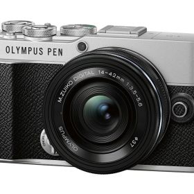 OM SYSTEM PEN E-P7 EZダブルズームキット シルバー