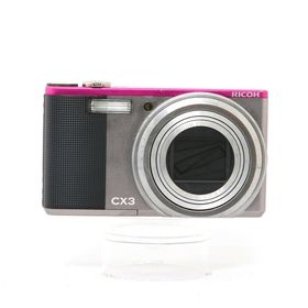 リコー(RICOH)の【中古】(リコー) RICOH CX3 ツートン(グレーXピンク)(コンパクトデジタルカメラ)