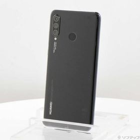 〔中古〕ワイモバイル HUAWEI P30 lite 64GB ミッドナイトブラック HWSEC2 Y!mobile SIMフリー〔352-ud〕