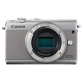 【中古】「非常に良い」Canon ミラーレス一眼カメラ EOS M100 ボディー(グレー) EOSM100GY-BODY(ミラーレス一眼)