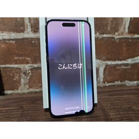 iPhone14 Pro 128GB スペースブラック 画面縦線あり 動作OK(スマートフォン本体) iPhone14 Pro 128GB スペースブラック 画面縦線あり 動作OK(スマートフォン本体)