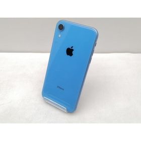 【中古】Apple docomo 【SIMロック解除済み】 iPhone XR 128GB ブルー MT0U2J/A【仙台イービーンズ】保証期間１ヶ月【ランクC】