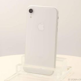 〔中古〕SoftBank iPhoneXR 64GB ホワイト MT032J／A SoftBank〔269-ud〕