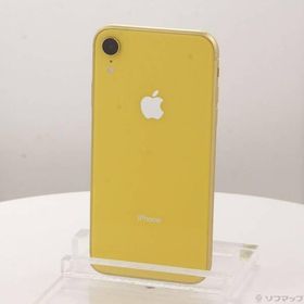 〔中古〕Apple(アップル) iPhoneXR 64GB イエロー MT082J／A SoftBank〔377-ud〕