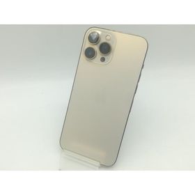 【中古】Apple SoftBank 【SIMフリー】 iPhone 13 Pro Max 128GB ゴールド MLJ63J/A【大須アメ横】保証期間１ヶ月【ランクC】