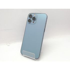 【中古】Apple au 【SIMフリー】 iPhone 13 Pro Max 128GB シエラブルー MLJ73J/A【立川フロム中武】保証期間１ヶ月【ランクC】