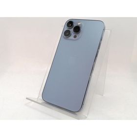 【中古】Apple au 【SIMフリー】 iPhone 13 Pro Max 256GB シエラブルー MLJD3J/A【津田沼】保証期間１ヶ月【ランクC】