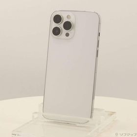 〔中古〕Apple(アップル) iPhone13 Pro Max 128GB シルバー MLJ53J／A SIMフリー〔262-ud〕