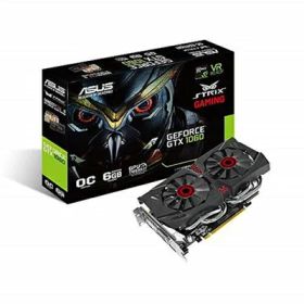 【中古】 ASUS R.O.G. STRIXシリーズ NVIDIA GeForce GTX1060搭載ビデオカード オーバークロック メモリ6GB STRIX-GTX1060-DC2O6G