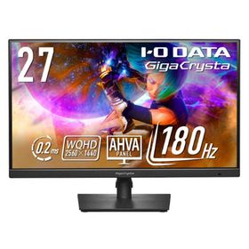 IOデータ ゲーミングモニター KH-GDQ271JA 180Hz＆WQHD対応27型「GigaCrysta」 GigaCrysta ［27型 /WQHD(2560×1440) /ワイド］ ブラック