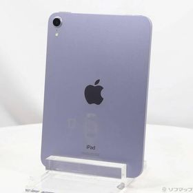 〔中古〕Apple(アップル) iPad mini 第6世代 64GB パープル 3J366J／A Wi-Fi〔297-ud〕