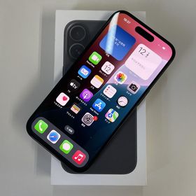 ★利用制限〇★ iPhone 16 128GB ブラック SIMロック解除済