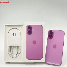 爆速発送iPhone16 128GB ピンク MYDT3J/A Apple版SIMフリー 新品同様