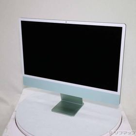 〔中古〕Apple(アップル) iMac 24-inch Mid-2021 MJV83J／A Apple M1 8コアCPU_7コアGPU 8GB SSD512GB グリーン 〔15.7 Sequoia〕〔377-ud〕